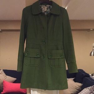 Tulle wool blend coat